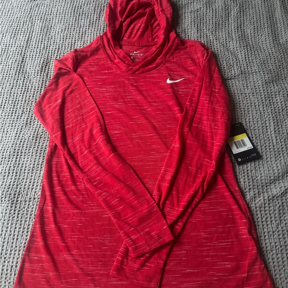 Nike Red Long Sleeve Hoodie